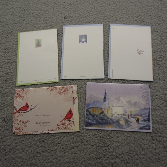 Christmas Greenting Card set of 5 with Envelopes Holidays - Picture 3 of 9